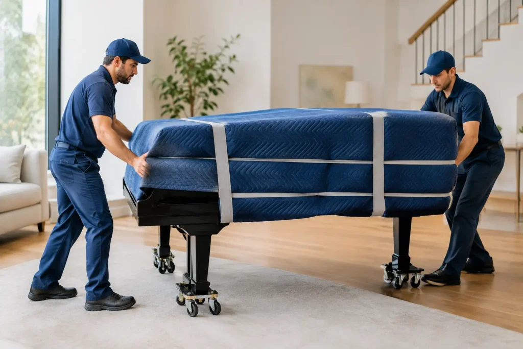 Cómo trasladar un piano sin daños: pasos clave